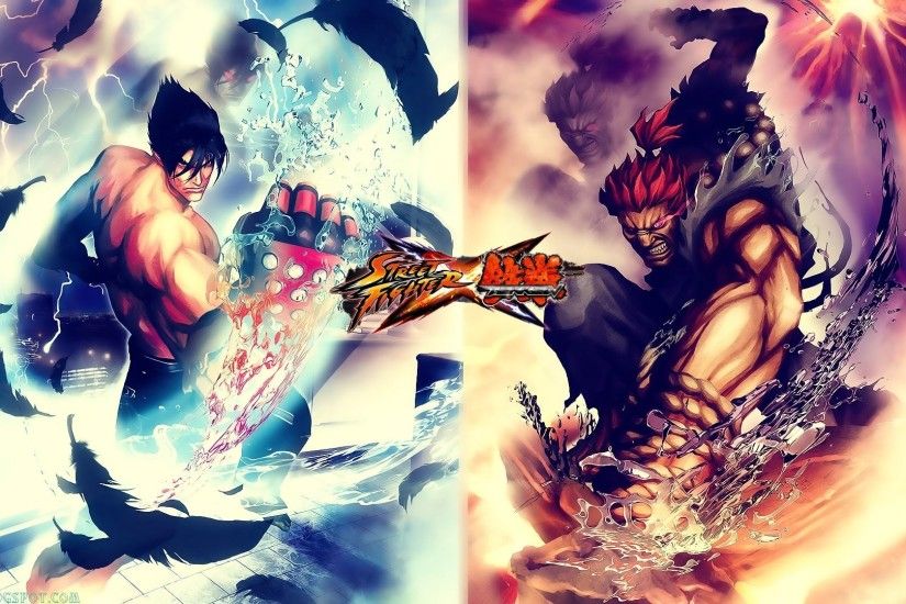 Wallpapers Backgrounds - Home NCloud Wallpapers Street Fighter X Tekken Jin  Akuma