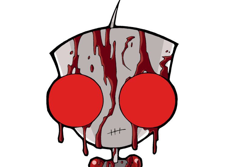 Cartoon - Invader Zim Evil.invader Zim Blood Scary Spooky Creepy Horror  Wallpaper