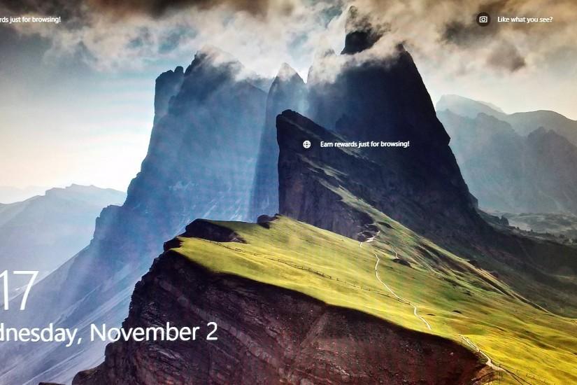 Windows 10 desktop background