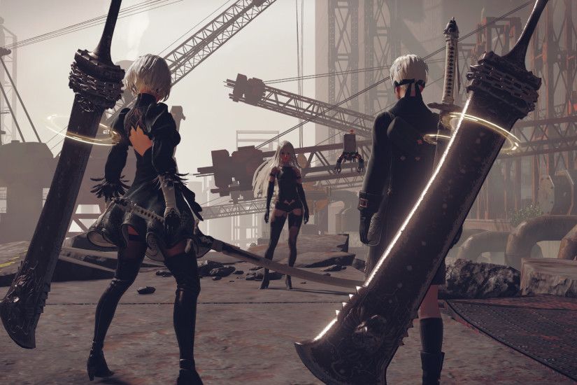 New NieR: Automata screenshots introduce '9S' and 'A2' ...