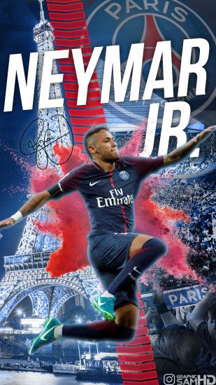 Neymar Jr PSG Phone wallpaper 2017/2018
