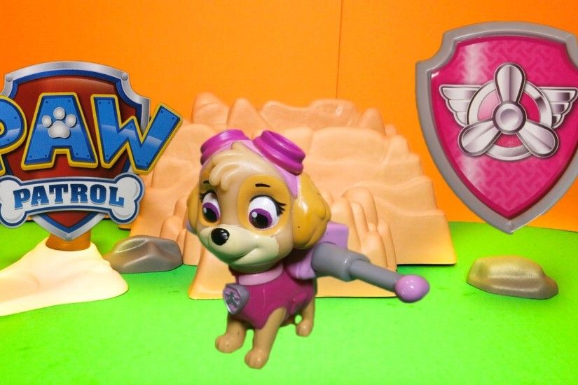 PAW PATROL Nickelodeon Skye Pup Pack Nick Jr Paw Patrol Toy Video - YouTube