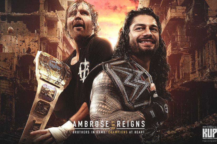 ... Dean Ambrose and Roman Reigns wallpaper 2560Ã1600 ...