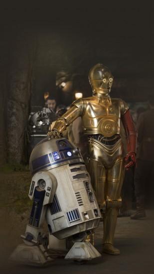Starwars R2 D2 Robot Film Art #iPhone #6 #plus #wallpaper