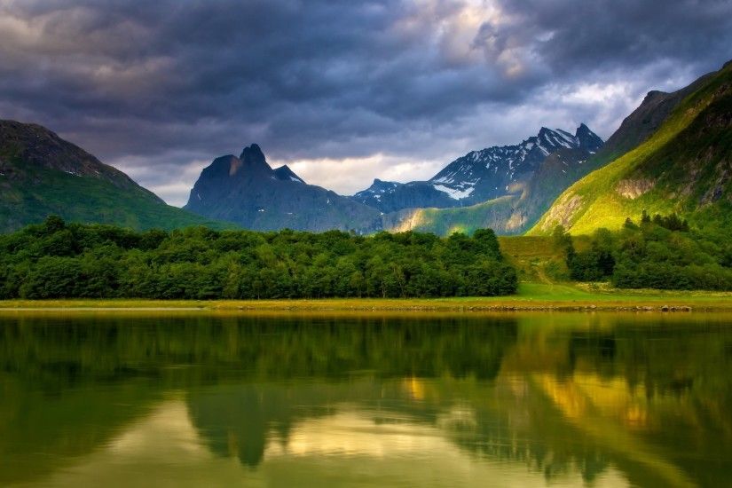 nature, Mountain, Landscape, Trees, Reflection, Exotic Wallpapers HD /  Desktop and Mobile Backgrounds