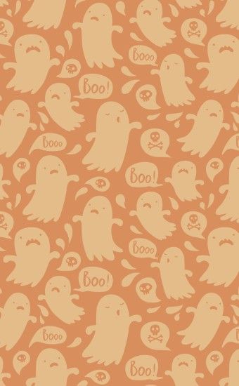 Halloween cell phone background - BOO!