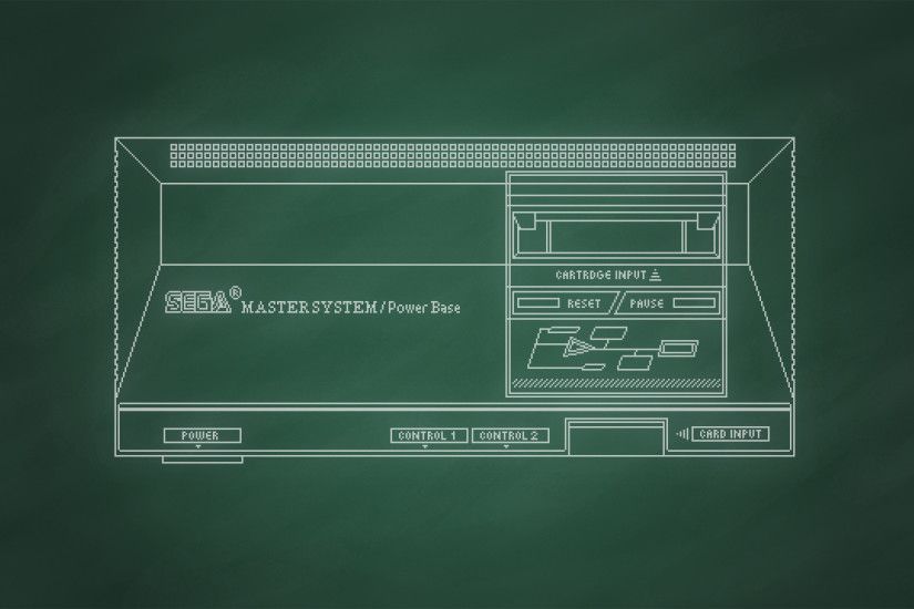 ... Sega Master System [Chalkboard] by BLUEamnesiac