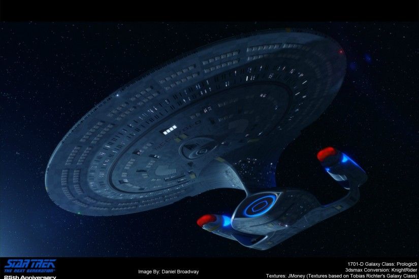 A 3D render of the Enterprise 1701-D ~ by PixelMagic on Reddit | Geek <3  Stuff | Pinterest | Star trek, Trek and Star trek ships
