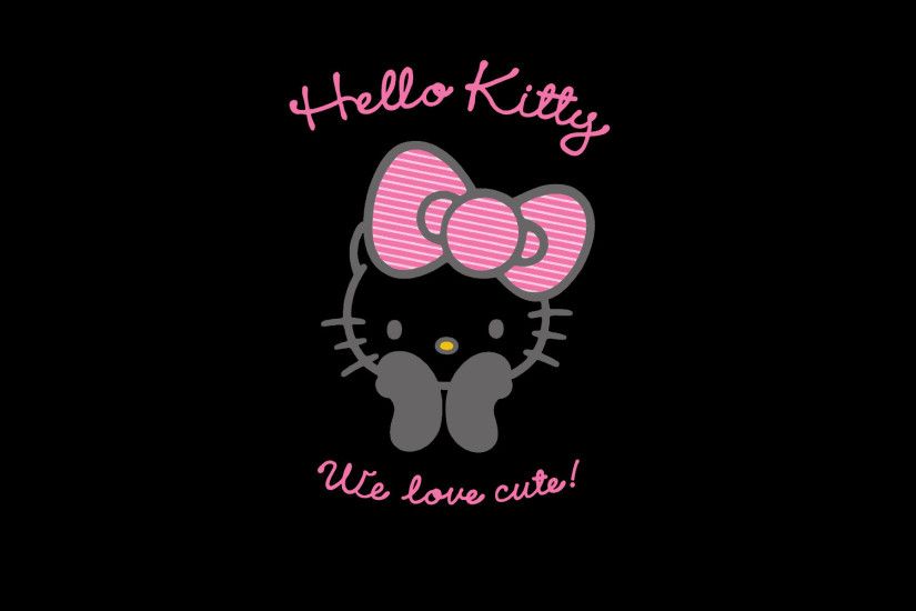 Hello Kitty Black Wallpapers Photo