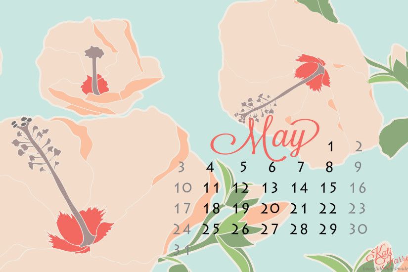 Free desktop & smartphone backgrounds for May | Houseful of Handmade