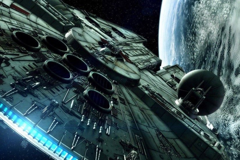 The Millenium Falcon - Star Wars wallpaper - Free Wide HD Wallpaper