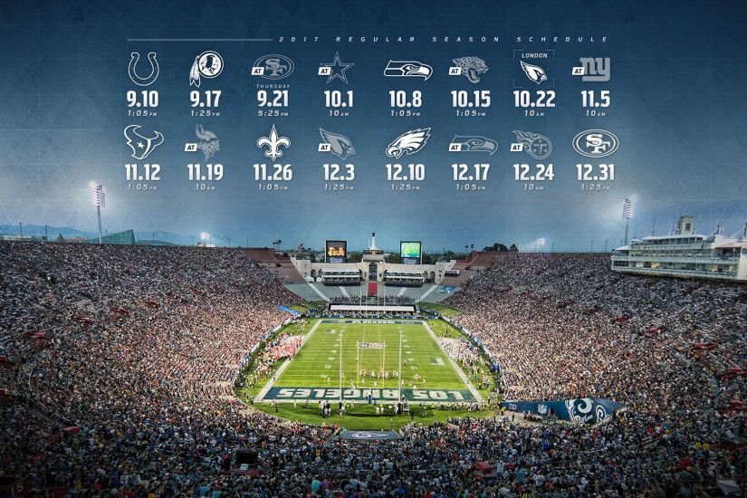 Now that the 2017 Los Angeles Rams schedule is out click to download these  wallpapers for desktop and mobile.