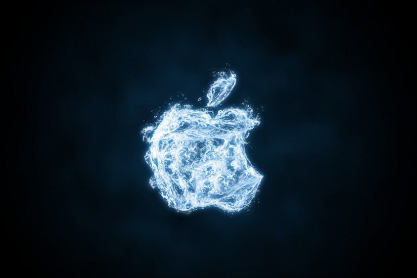 Water Apple Computer Logo Wallpaper