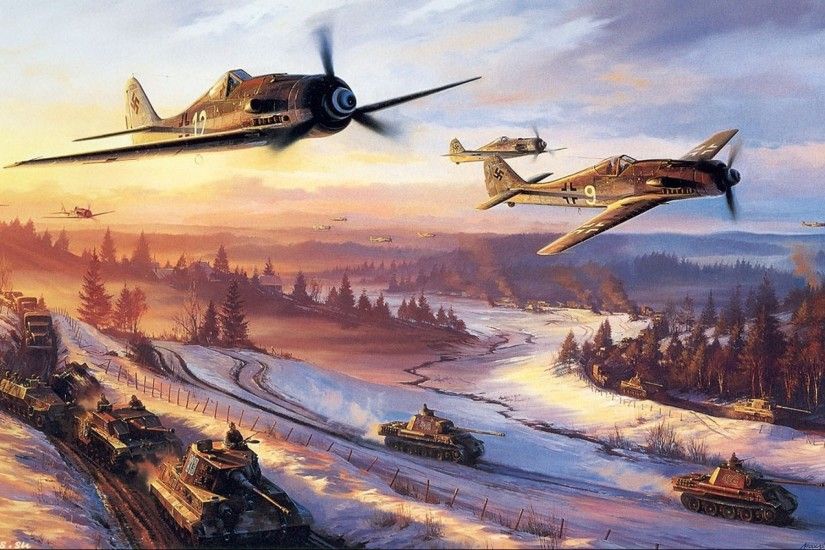 Military Aircraft Wallpapers Paintings Backgro #21040 Wallpaper .