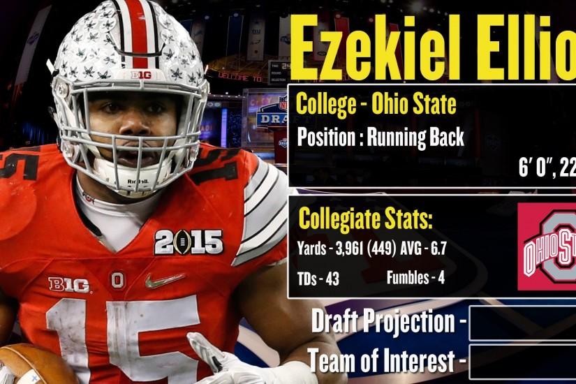 2016 NFL Draft Profile: Ezekiel Elliott - Strengths and Weaknesses +  Projection!