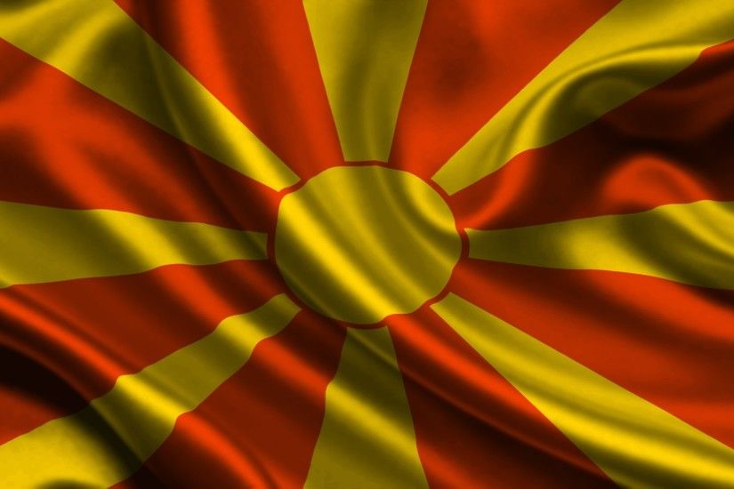 Flag of Macedonia wallpaper