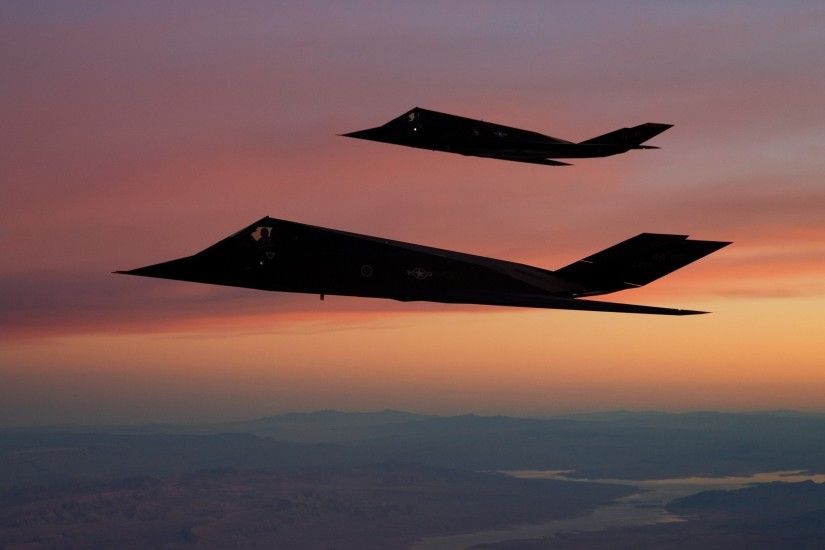F 117 Nighthawk, Aircraft, Stealth, Military Aircraft, Sunset, US Air Force,  Strategic Bomber Wallpapers HD / Desktop and Mobile Backgrounds