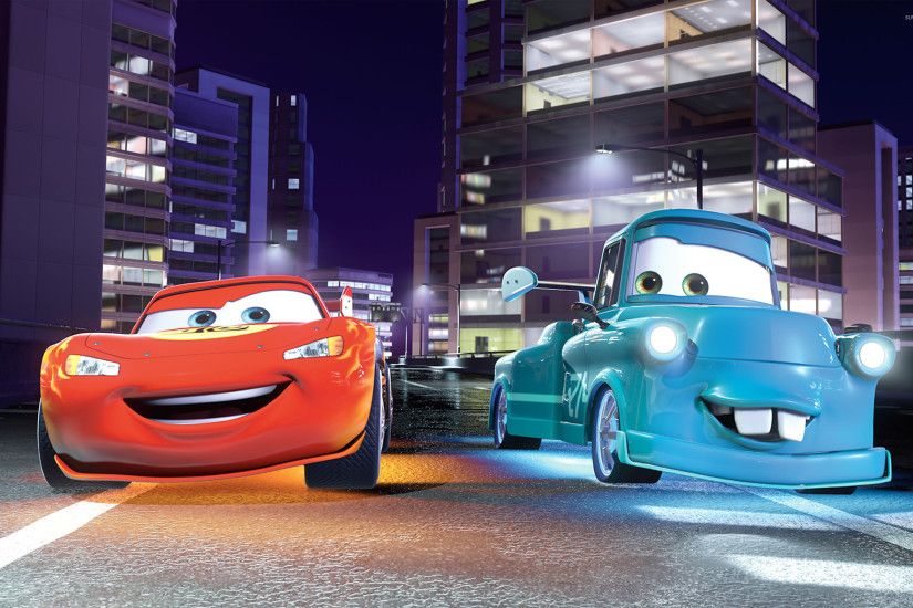 Lightning McQueen and Mater - Cars wallpaper