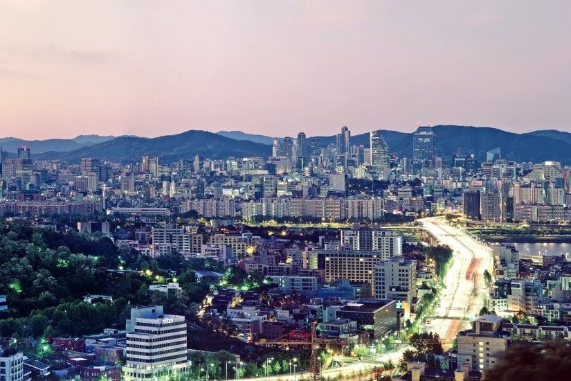 Seoul Skyline Wallpaper