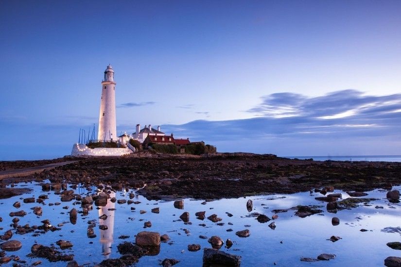 St. Mary's Lighthouse wallpaper