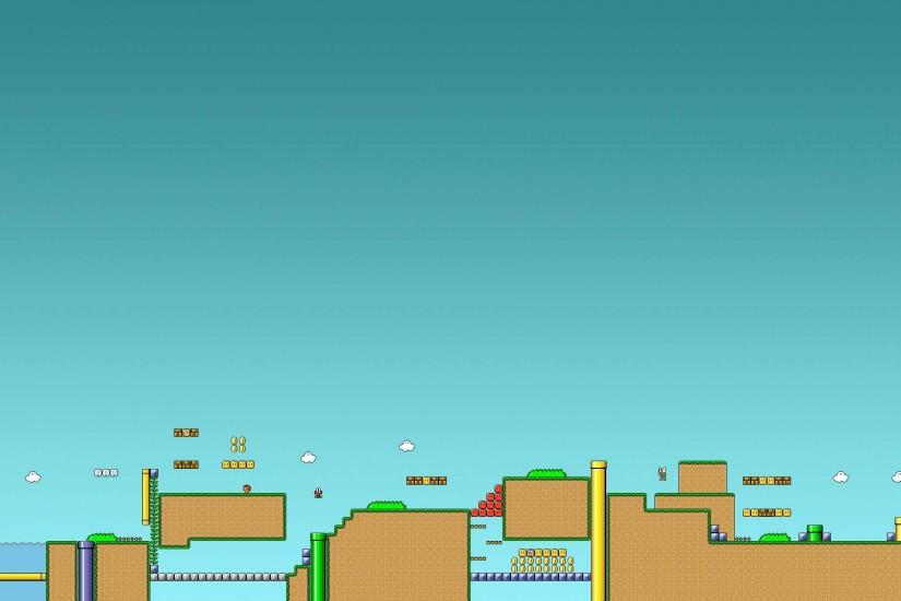 widescreen mario background 3840x1200 download free