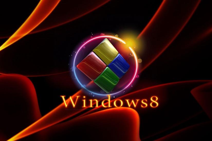 Bright Colored Windows 8 Wallpaper