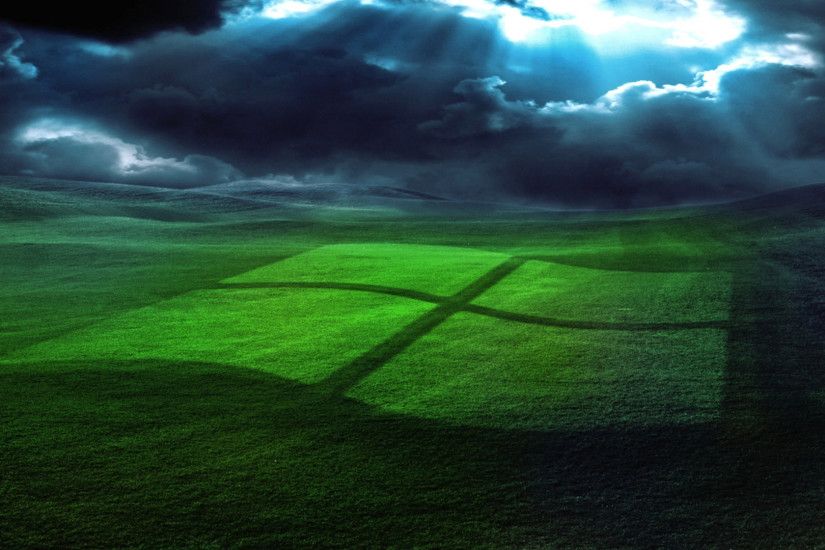 Preview wallpaper windows, field, grass, operating system 1920x1080