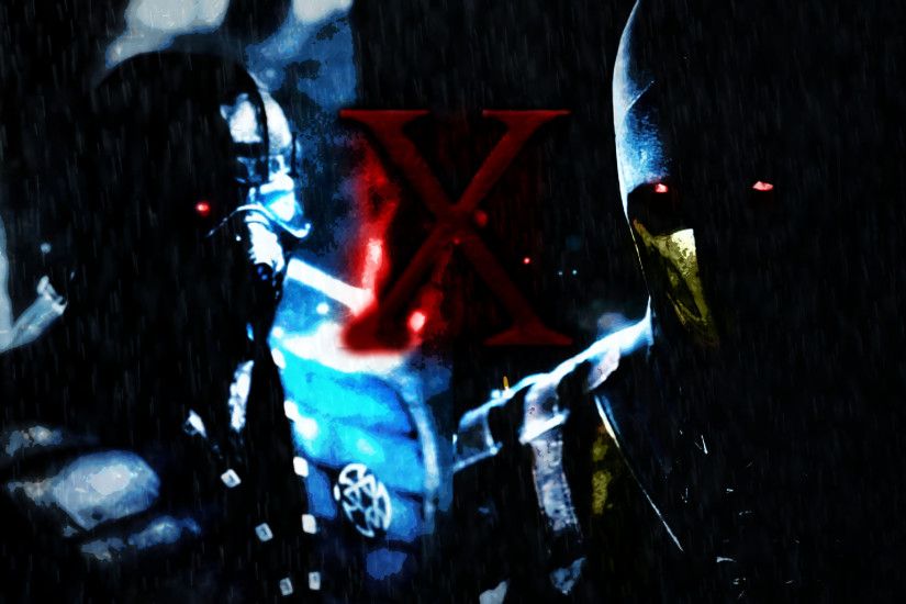 ... Mortal Kombat X: Sub Zero V. Scorpion (Wallpaper) by TheDarkRinnegan