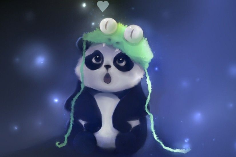 cute baby panda painting 1920Ã1200 baby panda wallpaper | Free Images