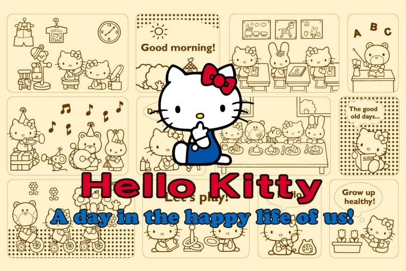 Pixels Hello Kitty Background