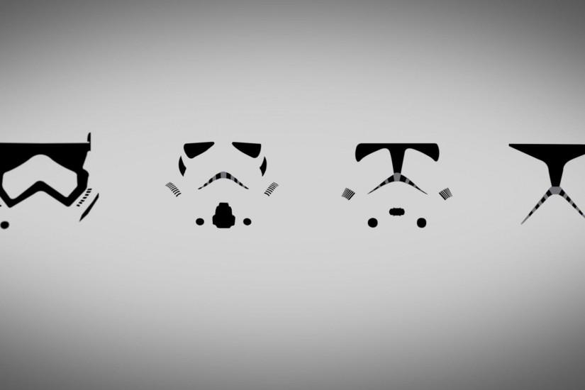 Star Wars, Stormtrooper, Simple, Clone Trooper, Minimalism .