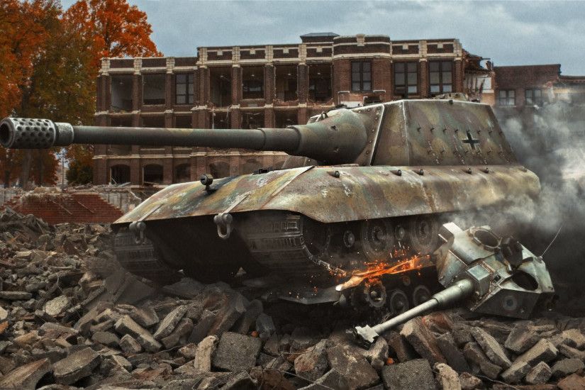 World of Tanks - Destroyed City 1920x1080 wallpaper