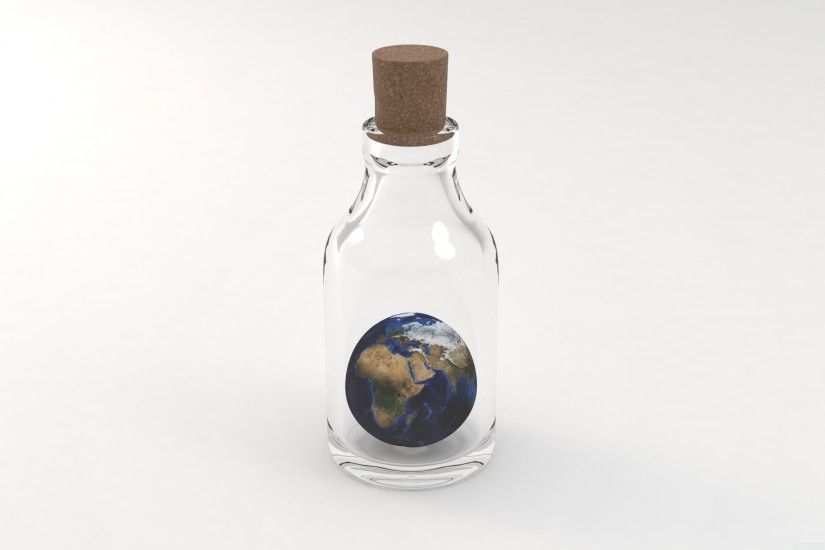 Earth in a Bottle HD Wide Wallpaper for Widescreen