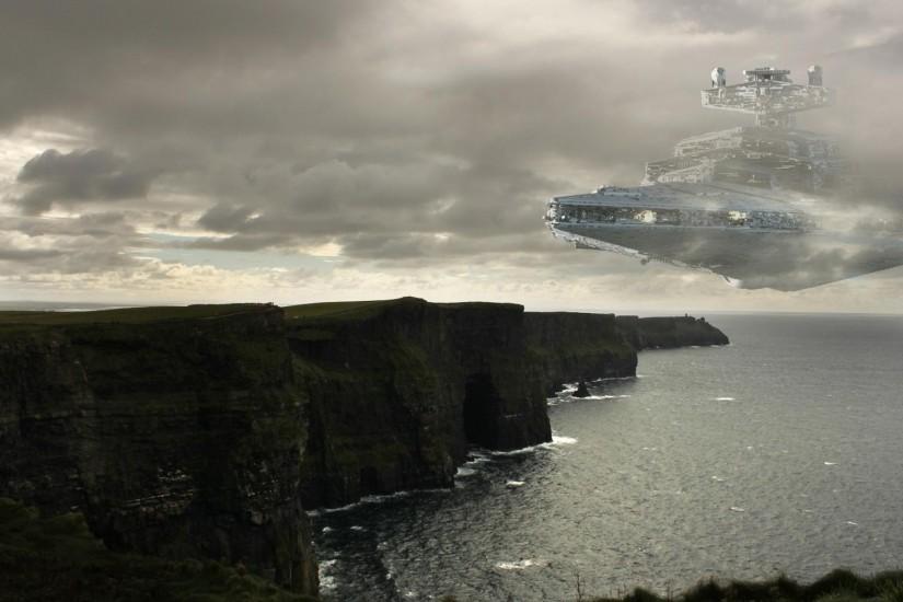 Star wars ireland destroyer cliffs of moher wallpaper | (24611)