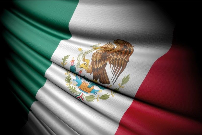Mexico Flag Waving Wallpaper