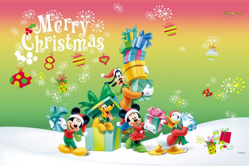 Mickey Mouse Christmas Wallpaper HD.