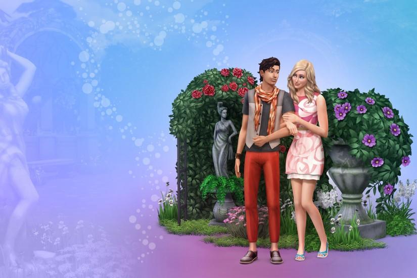 The Sims 4 Romantic Garden Stuff Wallpaper