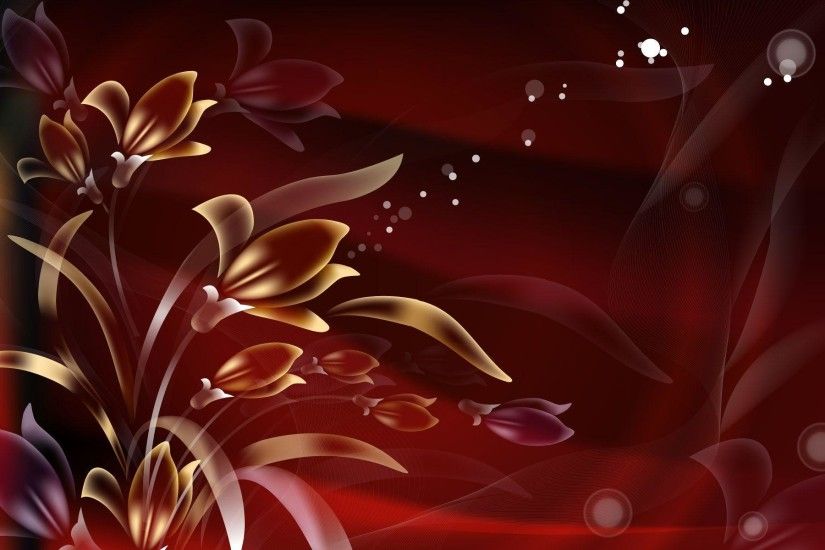 Wallpapers For > Red Flower Backgrounds