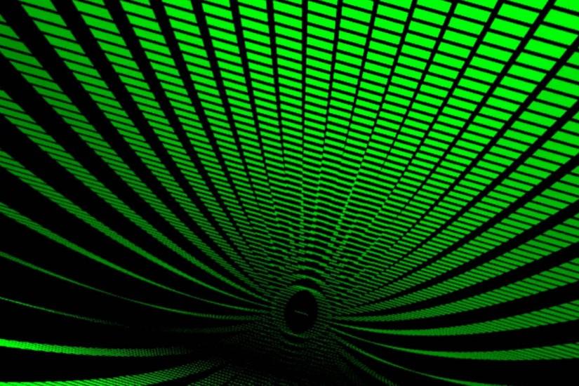 Green Square Tunnel ANIMATION FREE FOOTAGE HD Creation Black Background