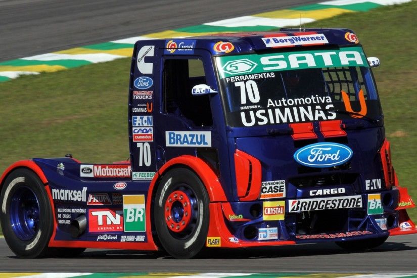 Semi Truck Racing | FORD CARGO FORMULA TRUCK RACE RACING SEMI TRUCTOR. —  Wallpaper .