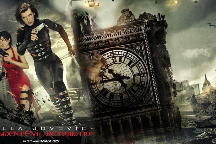 Movie - Resident Evil: Retribution Milla Jovovich Wallpaper