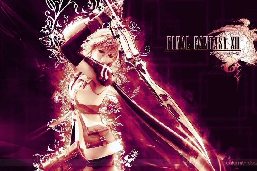 Tags: Anime, Final Fantasy XIII, Lightning Farron, Wallpaper, HD Wallpaper