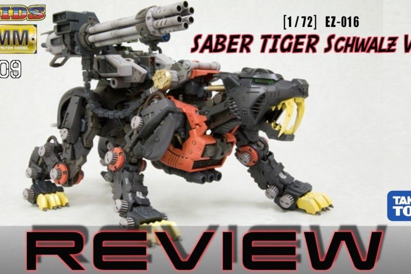 ZOIDS Saber Tiger Schwalz Ver. 1/72 - Review