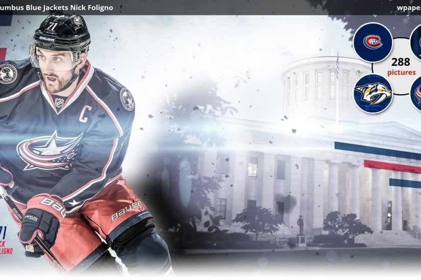 ... Blue Jackets Nick Foligno wallpaper, where you can download this  picture in Original size and ...