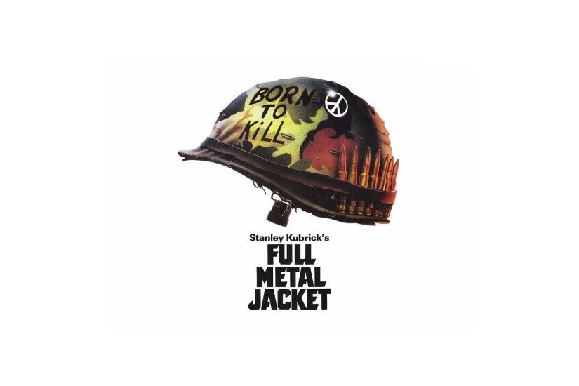 peace Sign, Full Metal Jacket, Movie Poster, Stanley Kubrick, Vietnam War,  Helmet Wallpapers HD / Desktop and Mobile Backgrounds