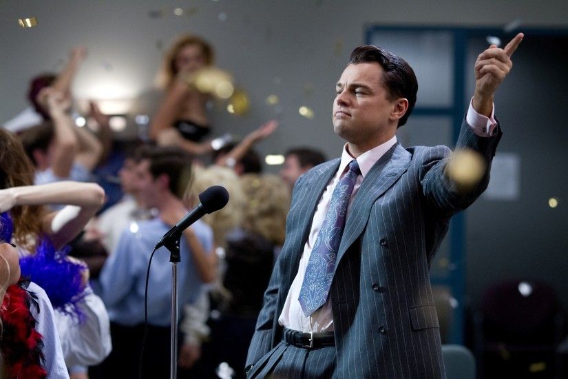 Leonardo DiCaprio in The Wolf Of Wall Street Movie HD Images Background