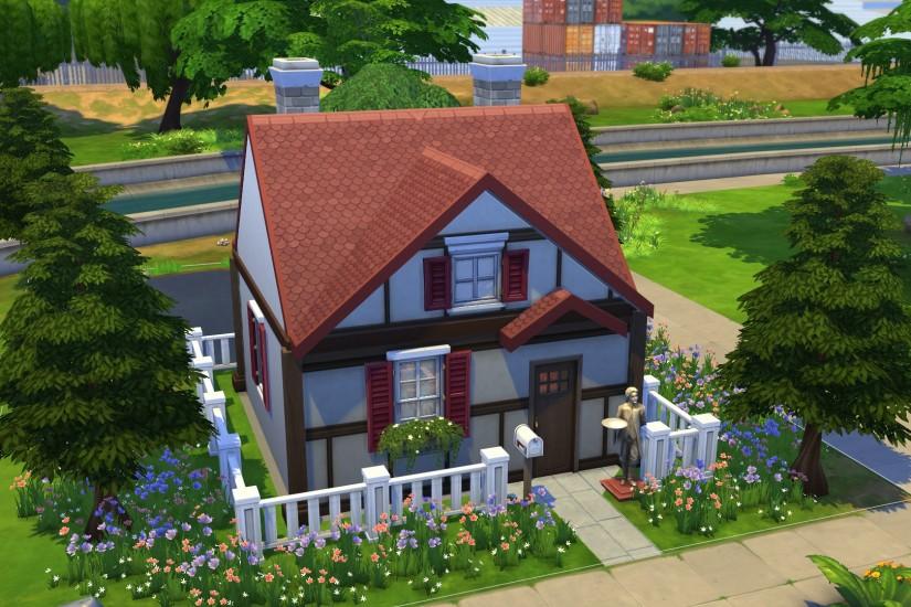 Gamecube-Style Animal Crossing house in The Sims 4. Then an Animal Crossing  Village