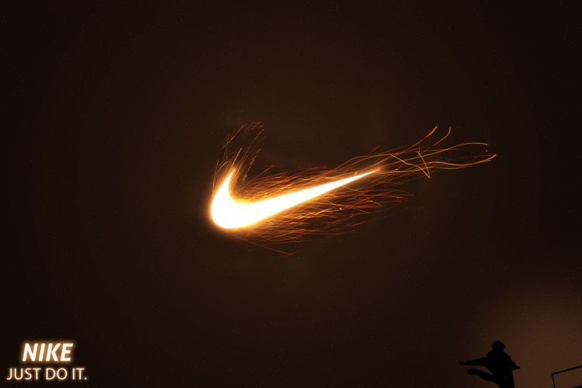 Nike Just Do It Fire Football 1920x1080 HD