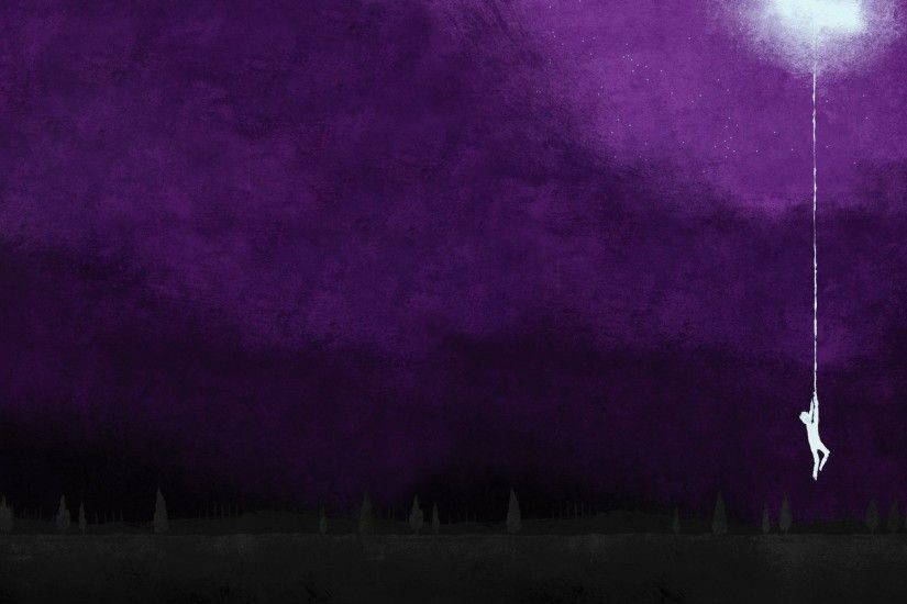 Moon silhouettes hanging artwork album covers purple background August  Burns Red wallpaper | 1920x1200 | 257852 | WallpaperUP