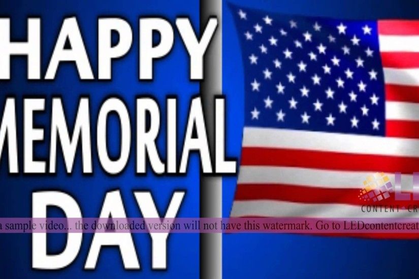 LEDcontentcreators.com - LED sign content - Happy Memorial Day